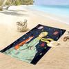 Little Prince Star  Print Beach Towel, Large Soft Quick Dry Towel for Beach Camping Swimming