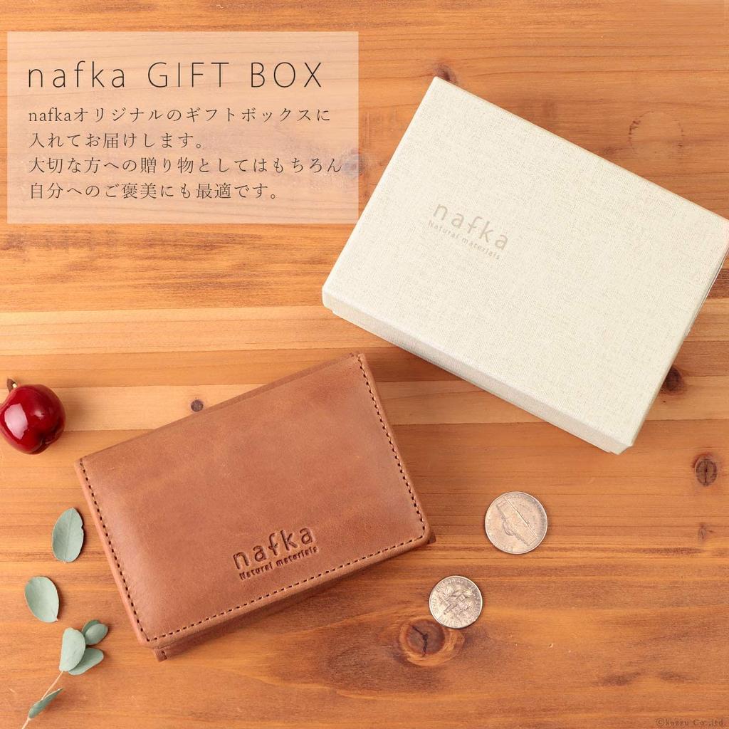 nafka Genuine Leather Mostro Leather Simple Compact Made in Japan [Nafka] Women's Tri-Fold [NFK-72008] (Light Green)