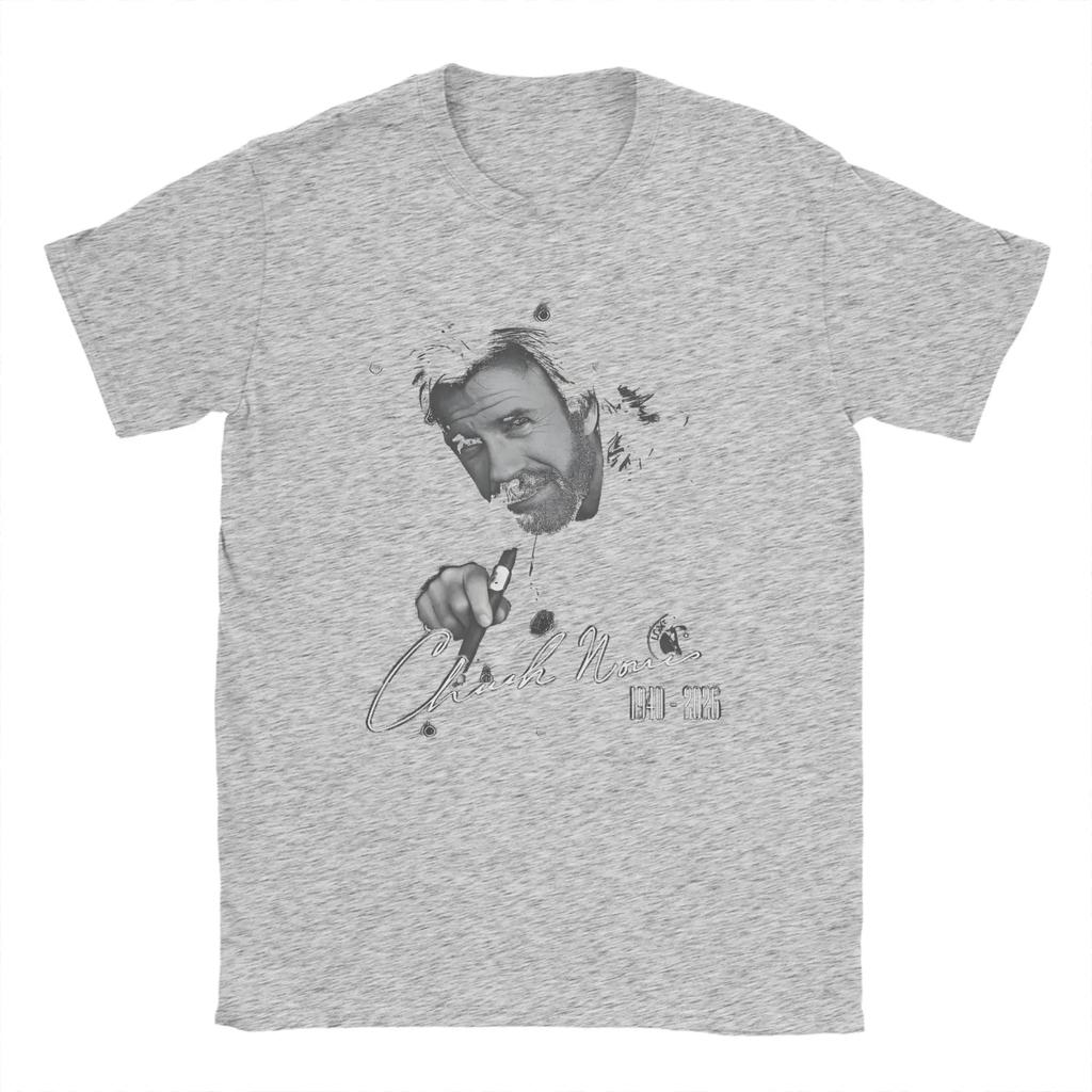 T-shirt Hommage à Chuck Norris Été 100% Coton T-shirts Pour Hommes T-shirt Imprimé Manches Courtes Y2K T-shirts Drôles