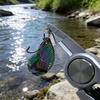 Fly Tying Fishing Line Cutter Scissors Aluminum Construction Sliding Lock Mechanism For Easy Carrying On Vests Bags