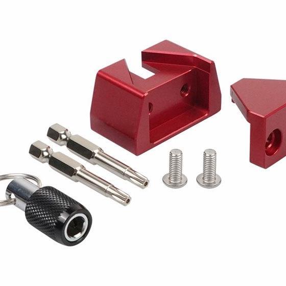 AB26 Car OBD II Port Lock Aluminum Alloy OBD Port Locking Tool OBD2 Port Anti-Theft Lockout Tool Accessories