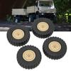 4Pcs/Set Rubber RC Car Wheels Replacement RC Tires for Unimog Model P06 RC Car Crawler Car