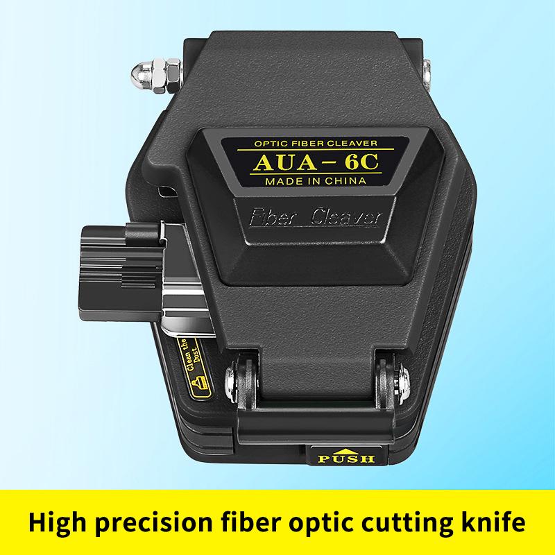 Fiber Cleave Aua-6C Cable Cutting Knife Fttt Fiber Optic Knife Tools Cutter Optical High Precision Cleaver Tool 16 Point Blade