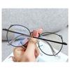 Cute Anti Blue Light Glasses Metal Glasses Frame Flat Glasses Fashion Comfortable Transparent Glasses For Women