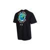 Adidas Originals Trefoil Logo Letter Print Crew Neck T-Shirt Men Tops Black HR7114