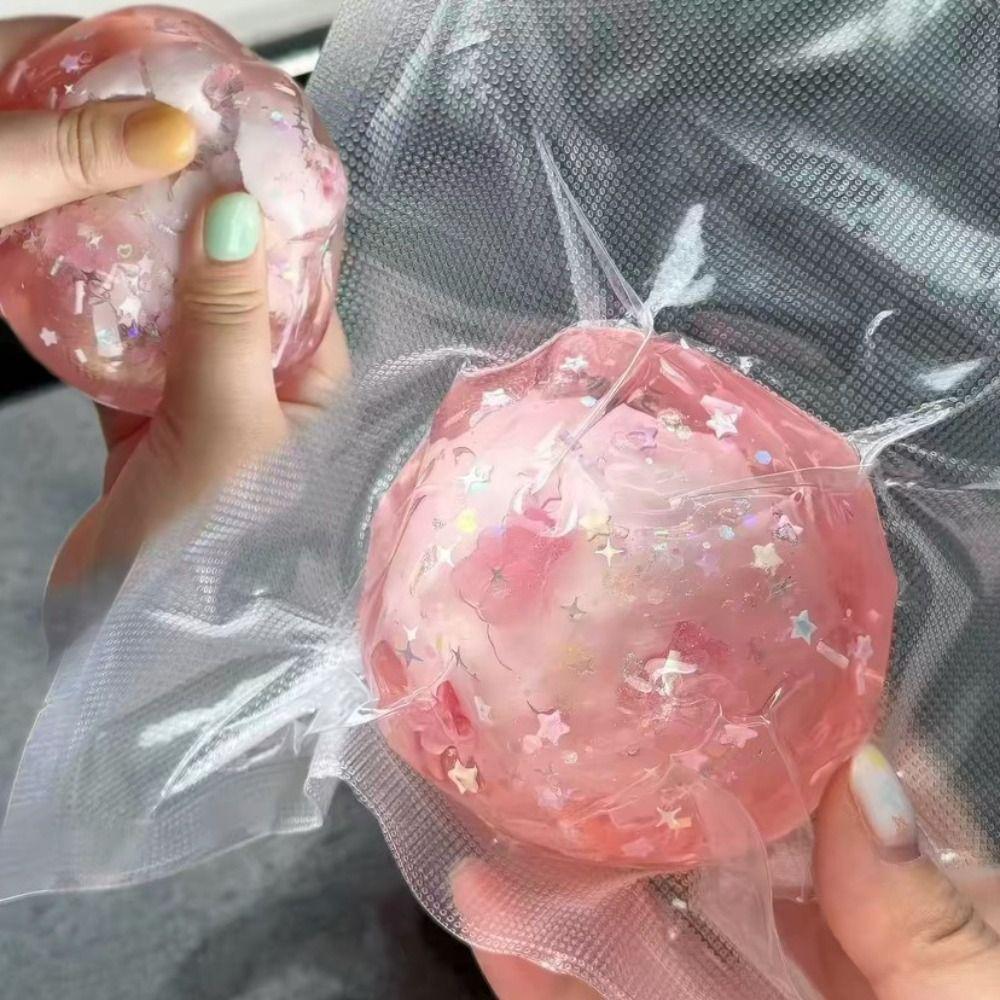 Shapable Crispy Squishy Ball Non-bounce Sensory Fidget Ball Wax Crunchy Squishy Children Gifts