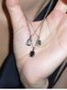 Anne Seoul Square Gemstone Necklace