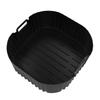 2PCS Square Cooking Mats Oven Safe Grilling Mats Silicone Texture Air Fryers Bowl Suitable for Kitchen Baking Use