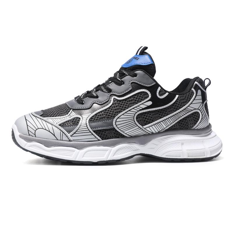 Daddy shoes men's new versatile casual soft-soled running platform black sports trendy shoes Korean version of student casual shoes