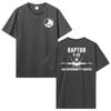 New Cotton O-Neck T-shirt USAF Raptor F-22 Superior Fighter Graphic T Shirt Unisex Tops Tees Streetwear Casual  Fashion T Shirt