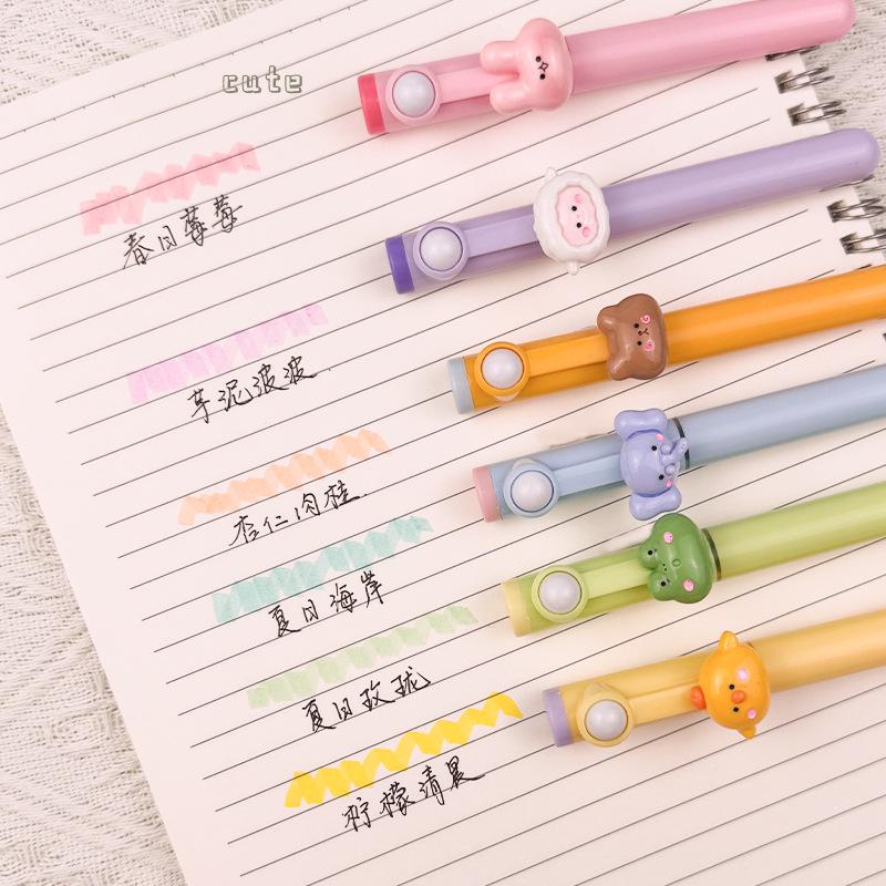 KOMI Creative Fluorescent Animal Style Highlight Pen for Students