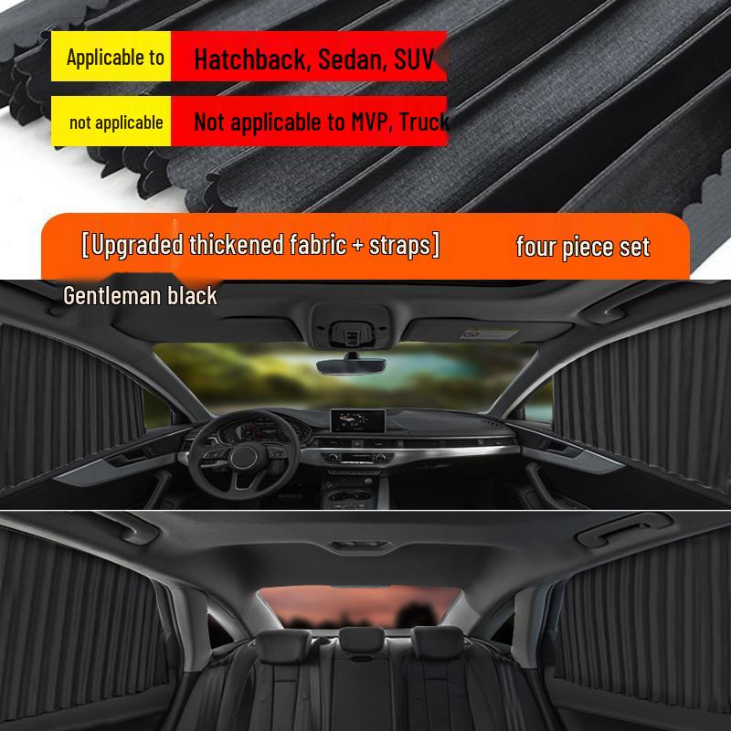 Automatisch einziehbare Auto-Sonnenblende - Wärmeisolierung & UV-Schutz für den Sommer