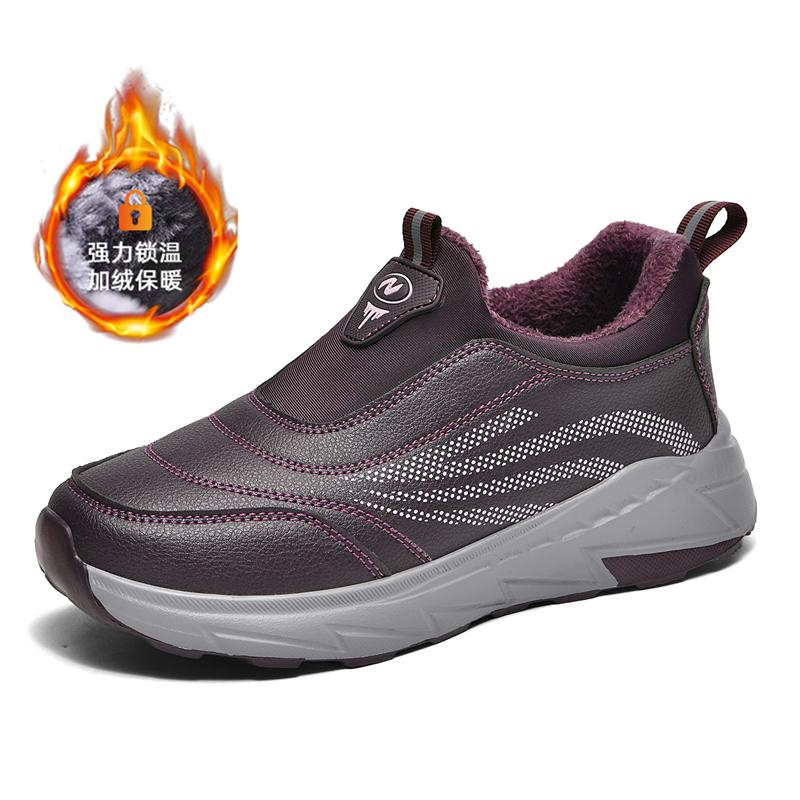 Winter Warm Leather Sneakers Men Casual Walking Shoes Sports Thick Soles Autumn Winter Zapatillas Deportivas Hombre