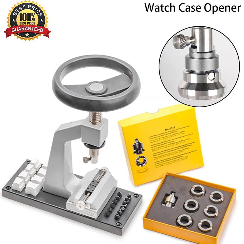 NEW Watch Case Opener 5700# Bench Watch Case Opener With Metal Base Watchmaker Repair Tool for Rolex / Tudor