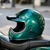 Off-Road Motorcycle Helmet Eagle Beak Vintage Cruise Space Helmet Specialized Headgear for Motorbikes