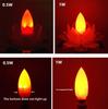 Led With Candle Base For Home Decor And Festival Lighting