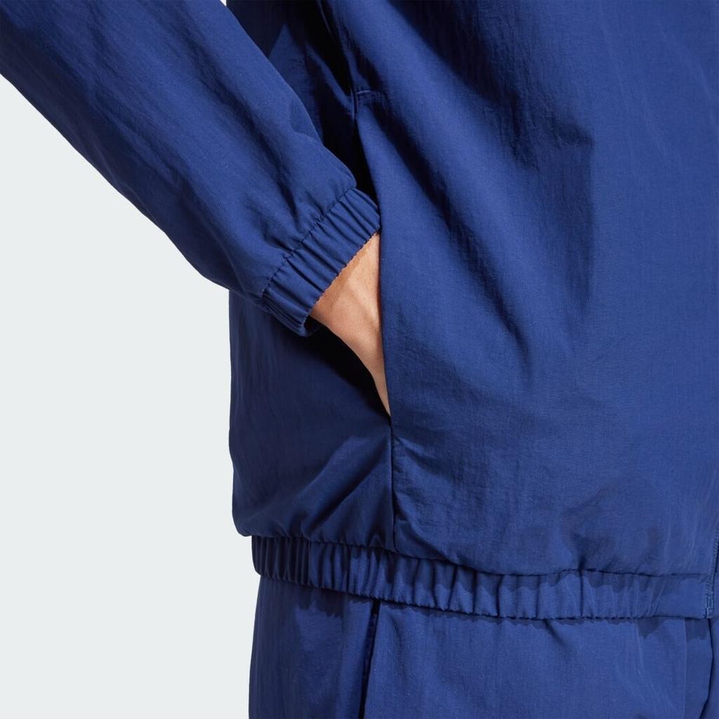 Winter Jacket Adidas Essential Windbreaker with Small Logo Navy / White (JM1773)