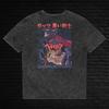 Anime Berserk Guts Cool Graphic T Shirt Men Women Washed Cotton Tshirts Casual Loose Clothing Harajuku Male Vintage T-shirt