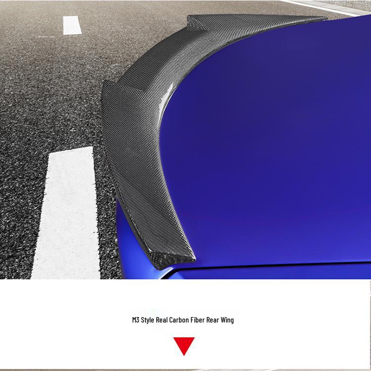 G20/G28 3 Series Carbon Fiber Rear Wing Spoiler - Punch-Free Installation