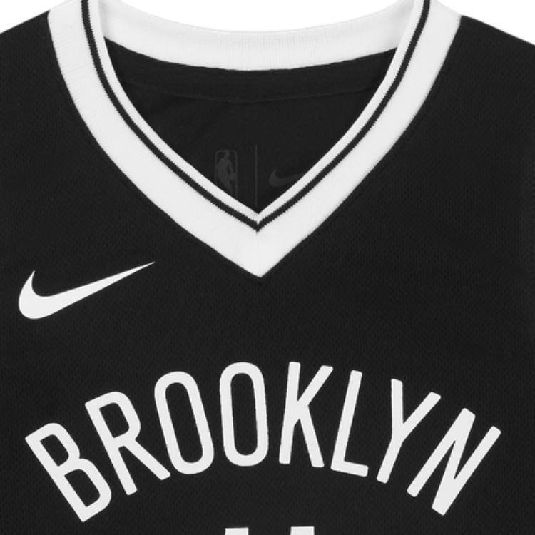 Nike Kids Letter Logo Print V-Neck Basketball Vest Kids Tops Black CZ6596-010