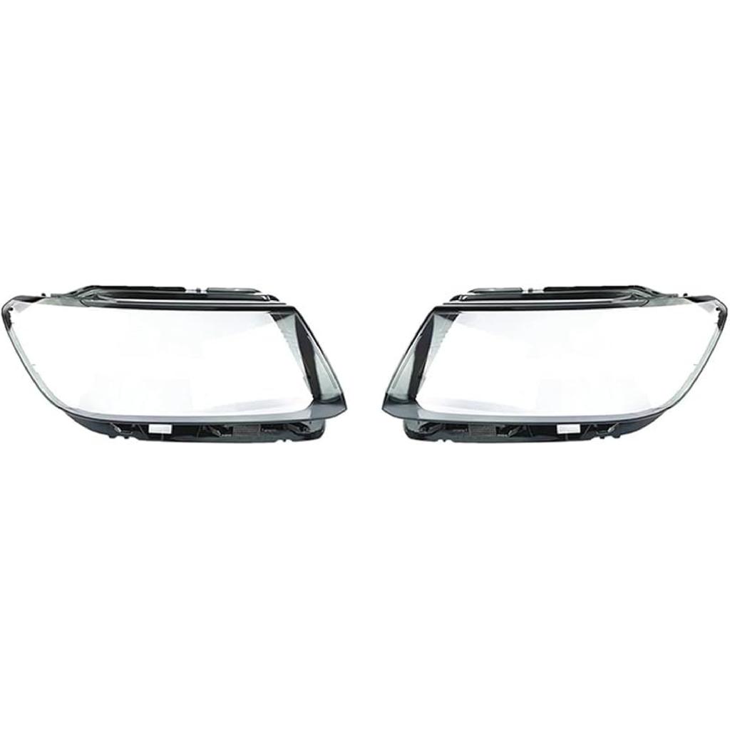 Autolampengehäuse Kompatibel für VW Tiguan L 2017 2018 2019 2020 2021 Glaslinse Schale Auto Scheinwerferabdeckung Lichtkappen(Niedrig Links)