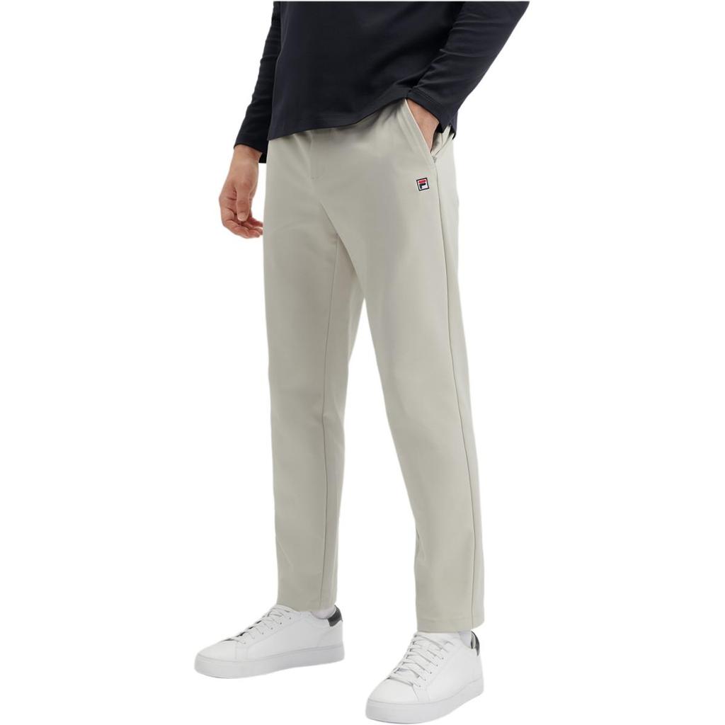 Fila 2023 Winter New Woven Long Pants Basic Casual Pants Men Bottoms Peace-Gray F11M341801F-GY