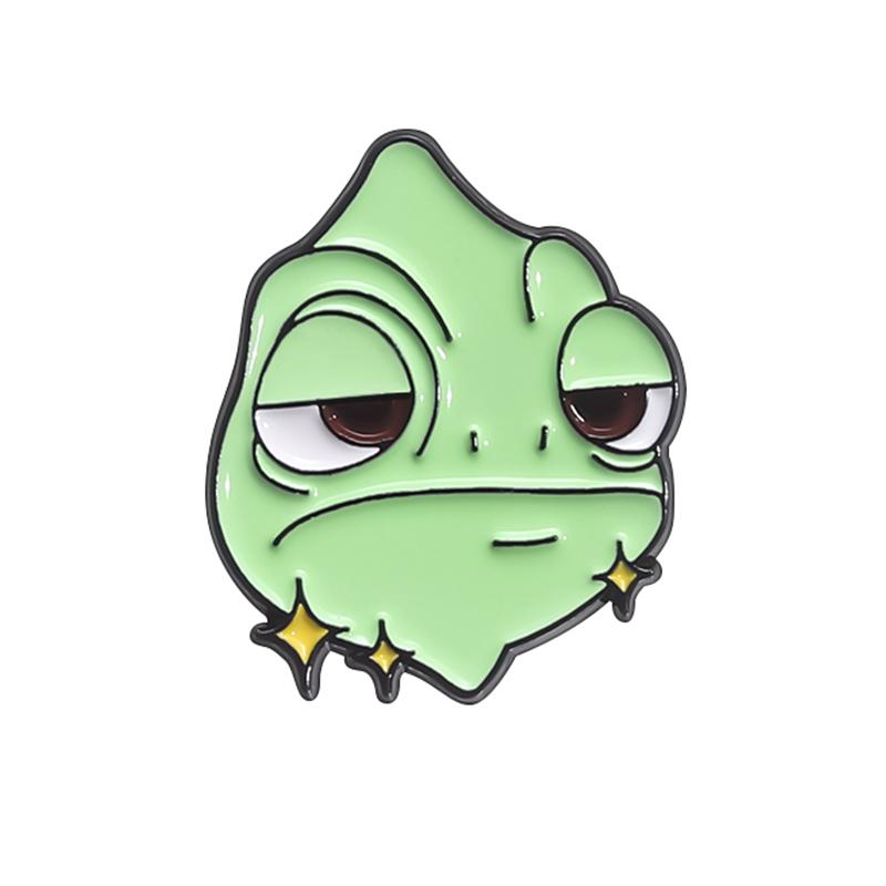 Cartoon Alien Creatures Enamel Pin Science Fictio Spaceship UFO Green Monster Brooches Lapel Badge Jewelry Gifts For Friends