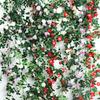 Silk and Plastic Roses Decorative Vines - Artificial Flowers for Weddings, Living Rooms, Home Ceilings, and Rattan Decor.