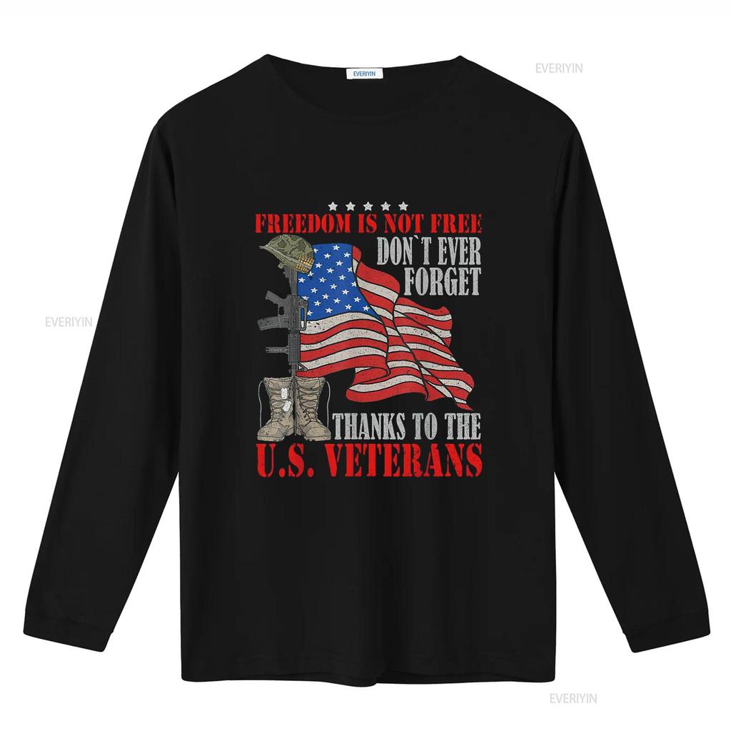 Freedom is not free Veterans day Women s Trendy T Shirt with Unique Prints Perfect for Any Occasion vintage Washed streetwear