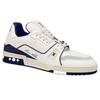 Louis Vuitton Trainer Cow Leather Low Top Skateboard Shoes Men's White 1ABNIH