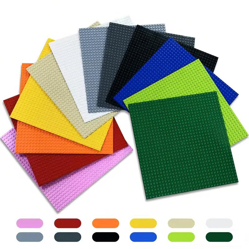 32x32 32x16 Dots Classic Building Blocks Base Plate MOC DIY Plastic Colorful Classic Brick Compatible for City Figures Kids Toy
