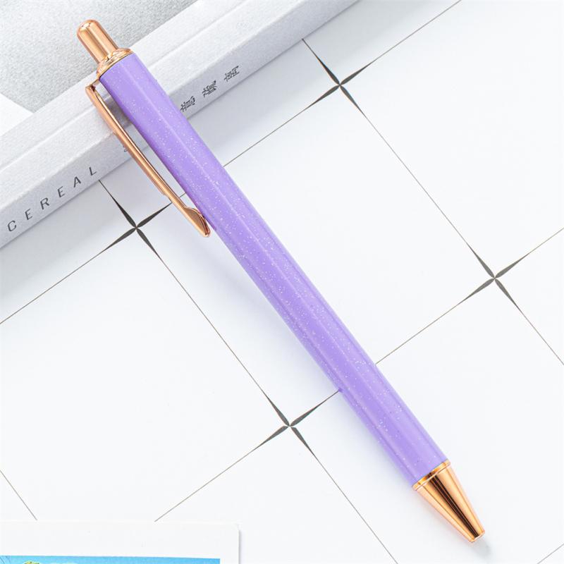 Glitter Ballpoint Pens Creative Metal Multi-color Ballpoint Pen For School Student Stationery Office