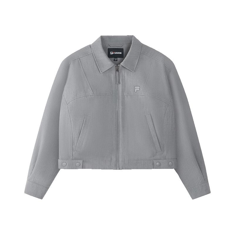 FILA Women s Loose Fit Lapel Woven Jacket M