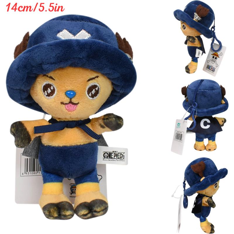 Kawaii One Piece Monkey D Luffy Tony Tony Chopper Plüsch Schlüsselanhänger Spielzeug Niedlich Anime Vinsmoke Sanji Sabo Portgas D Ace Plüschpuppen