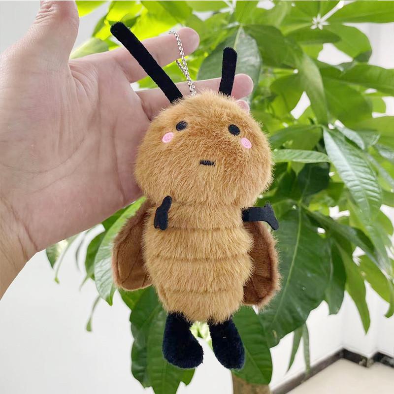 Short Fur Soft Plush Cockroach Doll With Unique Look Perfect For Kids And Gifts