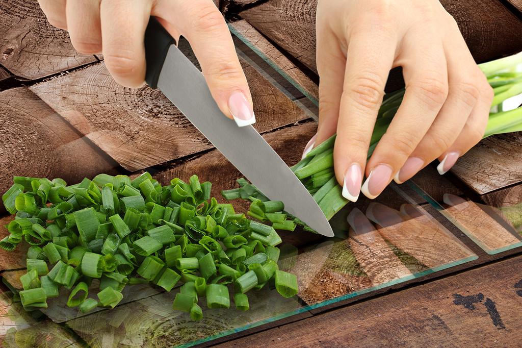 Glass Protective Plate for Stove 2x45x52 Wood