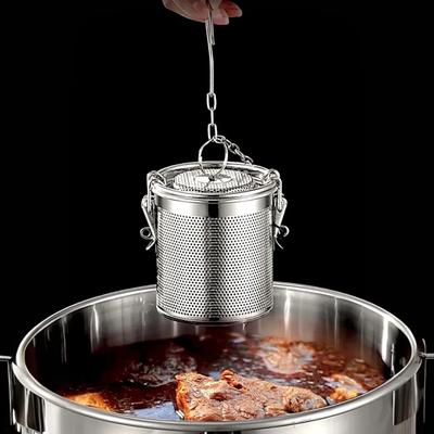 Stainless Steel Brine Cage, Commercial Brine, Blue Braised Vegetable Products, Filter Screen, Seasoning Bag
