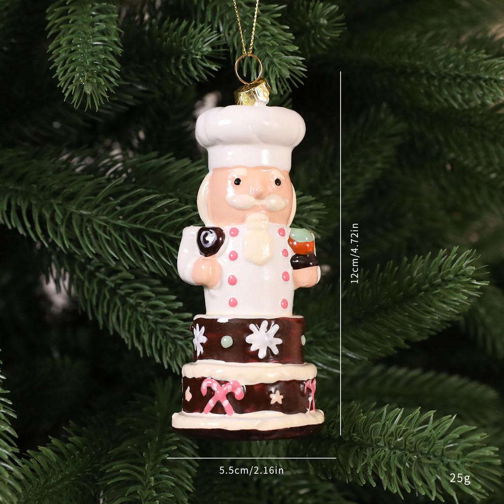 Weihnachts-Lebkuchenmann Baumschmuck Aus Kunststoff Für Feiertagsdekoration