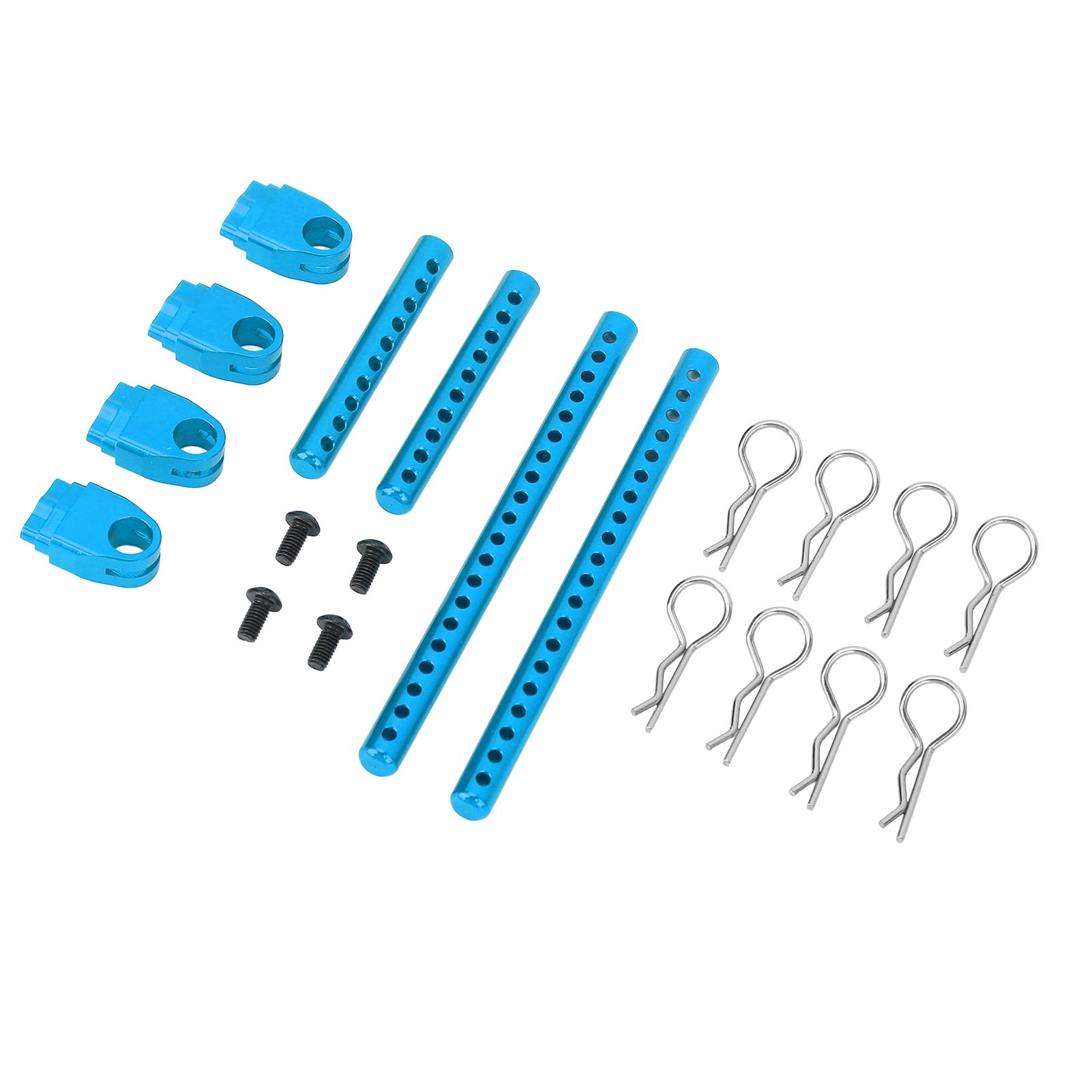 

Стійка для кузова радіокерованої машини Міцна ударостійка колона для кузова машини з алюмінієвого сплаву зі шплінтами для 1:10 Дорога