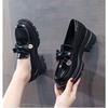 Wear loafers women's shoes 2025 spring and autumn new versatile jk uniform shoes British style heightened thick-soled four-season small leather shoes
