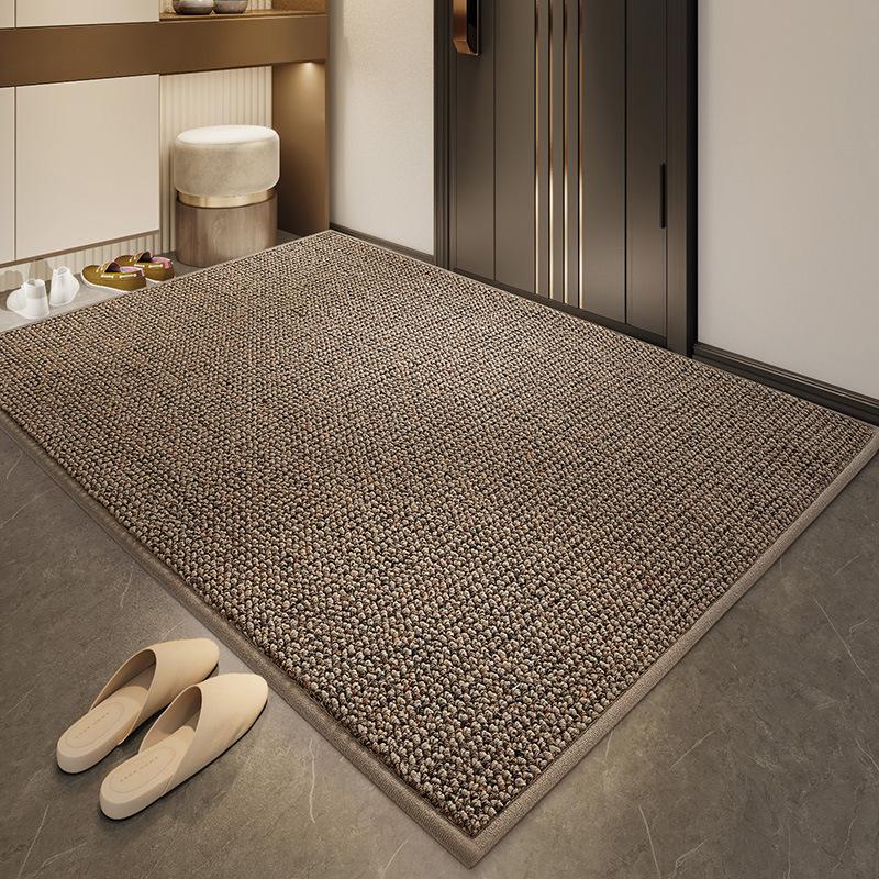Bathroom absorbent floor mat thickened foot mat household toilet door non-slip mat imitation cashmere winter bathroom carpet