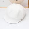 Autumn and Winter Retro Octagonal Hat Female British Newsboy Hat Showing Face Small Painter Hat Solid Color Versatile Short Brim Beret Cap