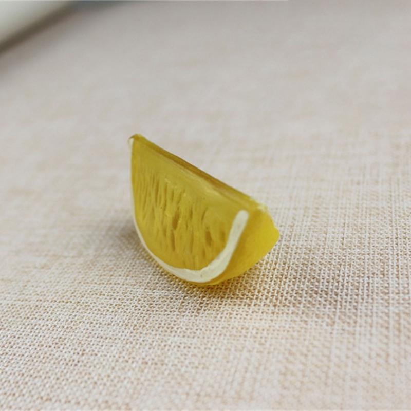 Set of 10 Artificial Lemon Block Lemon Model for Photography House Kitchen Plastic Fruit Fun and Natural Beauty