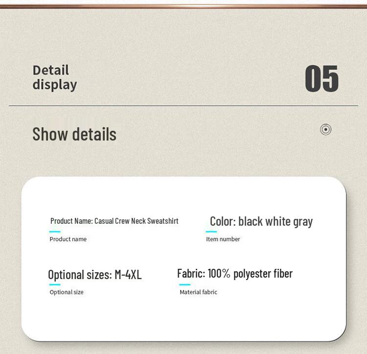 TUCANO Men's Fleece-Lined Crewneck Sweatshirt