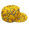 Little Yellow Duck Printed Hip Hop Baseball Cap Flat Rim Cap Casual Hat Duck Yellow Sunshade Sunscreen Hat