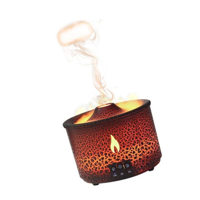 Fashion Volcano Designs Protable Humidifier 360ML Capacity Suitable for Dry Climates Enhances Indoor Air Quality