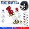 Knurled Stopper Airbox Drain Plug Air Filter Drain Plug  Motorcycle Airbox Drainage