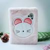 Soft Plush Embroidered Notebook Cute Plush Notepad Creative Writing Drawing Note  School