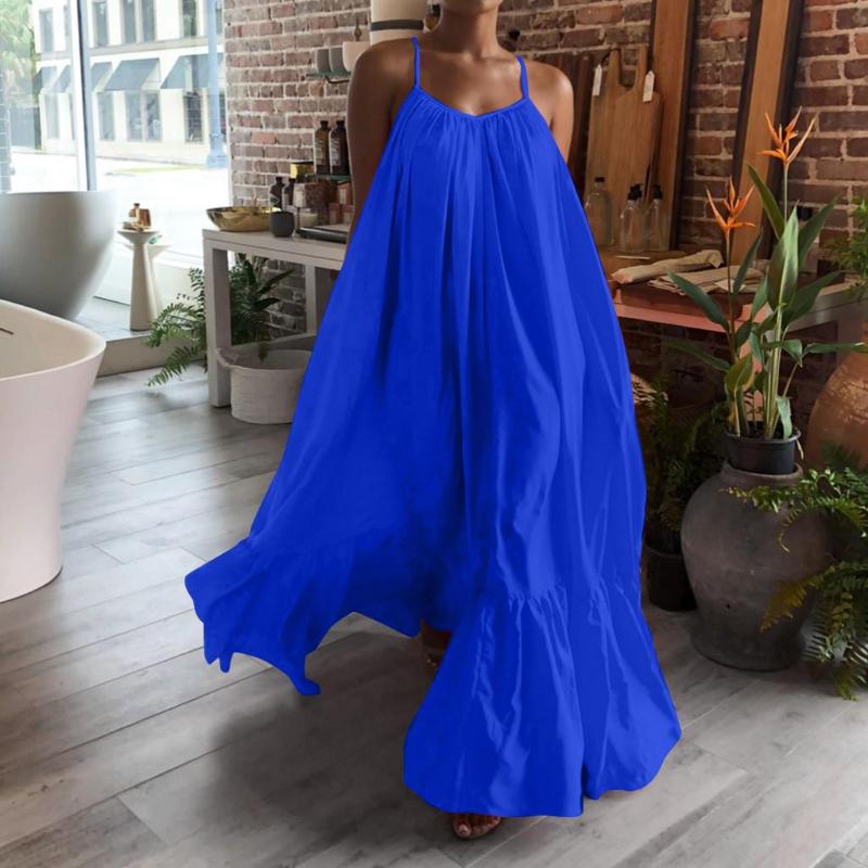 knee length dresses for ladies Clara Sun Woo V-Neck Solid Black Loose Fit Pocket Dress – SuePatrick.com main image 0