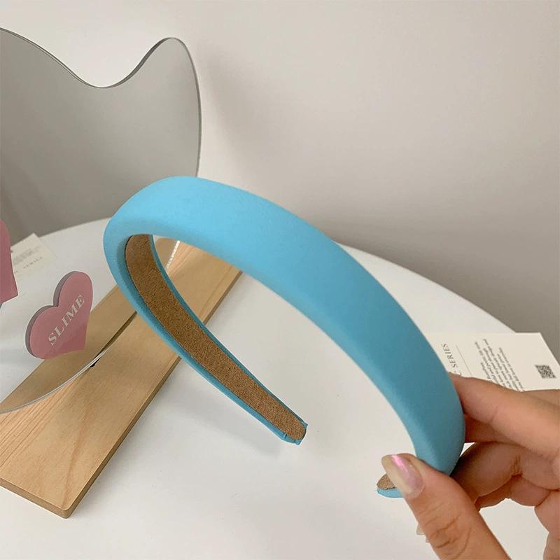 Candy Color Sponge Hair Tie Headband Women's French Style Hair Accessories - Knotted Hairpin Jewelry